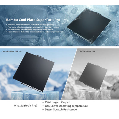 Bambu Lab Cool Plate SuperTack Pro Build Plate for H2C Series 3D Printer Bambu Lab 