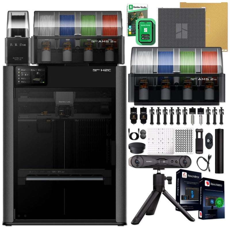 Bambu Lab H2C 3D Printer with Revopoint 3D Scanner | Swing Design