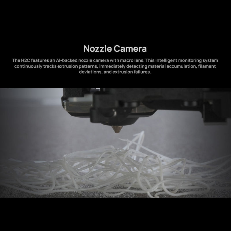 Bambu Lab H2C Dual Head 3D Printer Base Bundle with 4 Spool AMS 2 System 3D Printer Bundle Bambu Lab 