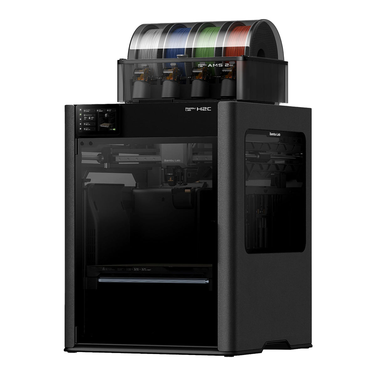Bambu Lab H2C Dual Head 3D Printer Base Bundle with 4 Spool AMS 2 System 3D Printer Bundle Bambu Lab 