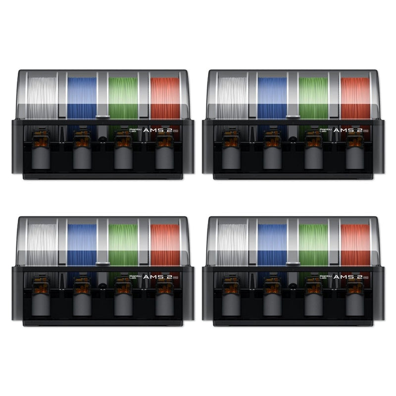 Bambu Lab H2C Dual Head Vortek 3D Printer with 16 Color AMS 2 PRO System - Swing Design