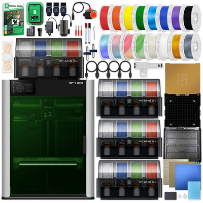 Bambu Lab H2D Dual Head 3D Printer 10W/40W &amp; Laser &amp; 17 Color AMS 2 PRO System - Swing Design