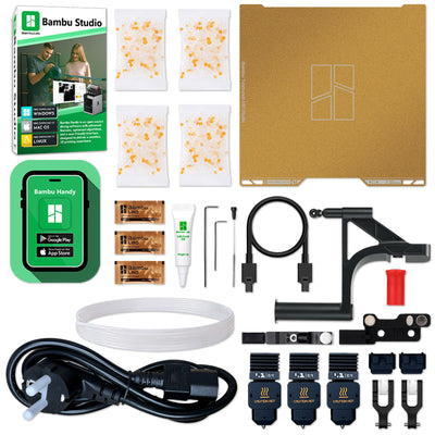 Bambu Lab H2D Dual Head 3D Printer Bundle with Filament, Tool Kit, AMS 2 System 3D Printer Bundle Bambu Lab 