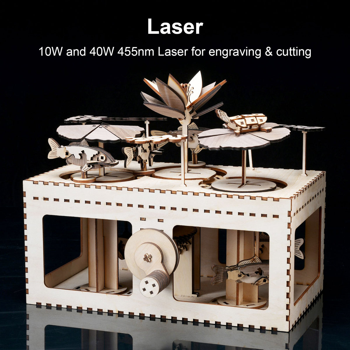 Bambu Lab H2D Dual Head 3D Printer with 10W/40W Laser &amp; 4 Spool AMS 2 System 3D Printer Bundle Bambu Lab 