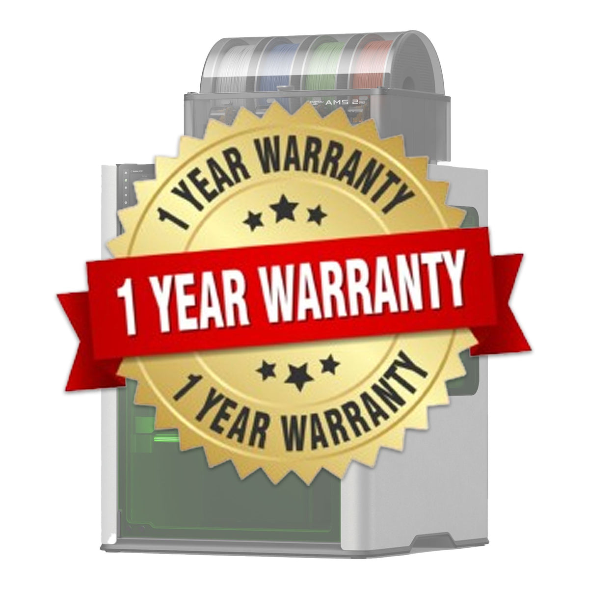 Bambu Lab H2D Dual Head 3D Printer with 10W/40W Laser &amp; 4 Spool AMS 2 System 3D Printer Bundle Bambu Lab 