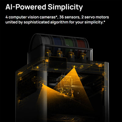 Bambu Lab H2D Dual Head 3D Printer with 10W/40W Laser & 4 Spool AMS 2 System 3D Printer Bundle Bambu Lab 