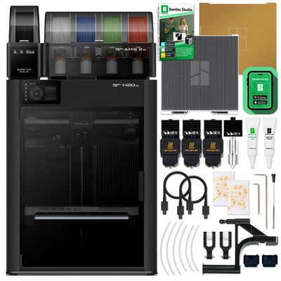 Bambu Lab H2D PRO Dual Head 3D Printer Bundle with 5 Spool AMS System 3D Printer Bundle Bambu Lab 