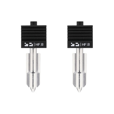 Bambu Lab High Flow 0.8mm Hardened Steel Nozzle Hotend for H2 & P2 Series 3D Printer Bambu Lab Set of 2 Nozzles 