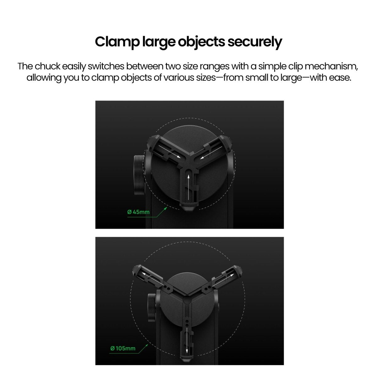 Bambu Lab Laser Engraving Rotary Attachment | Swing Design