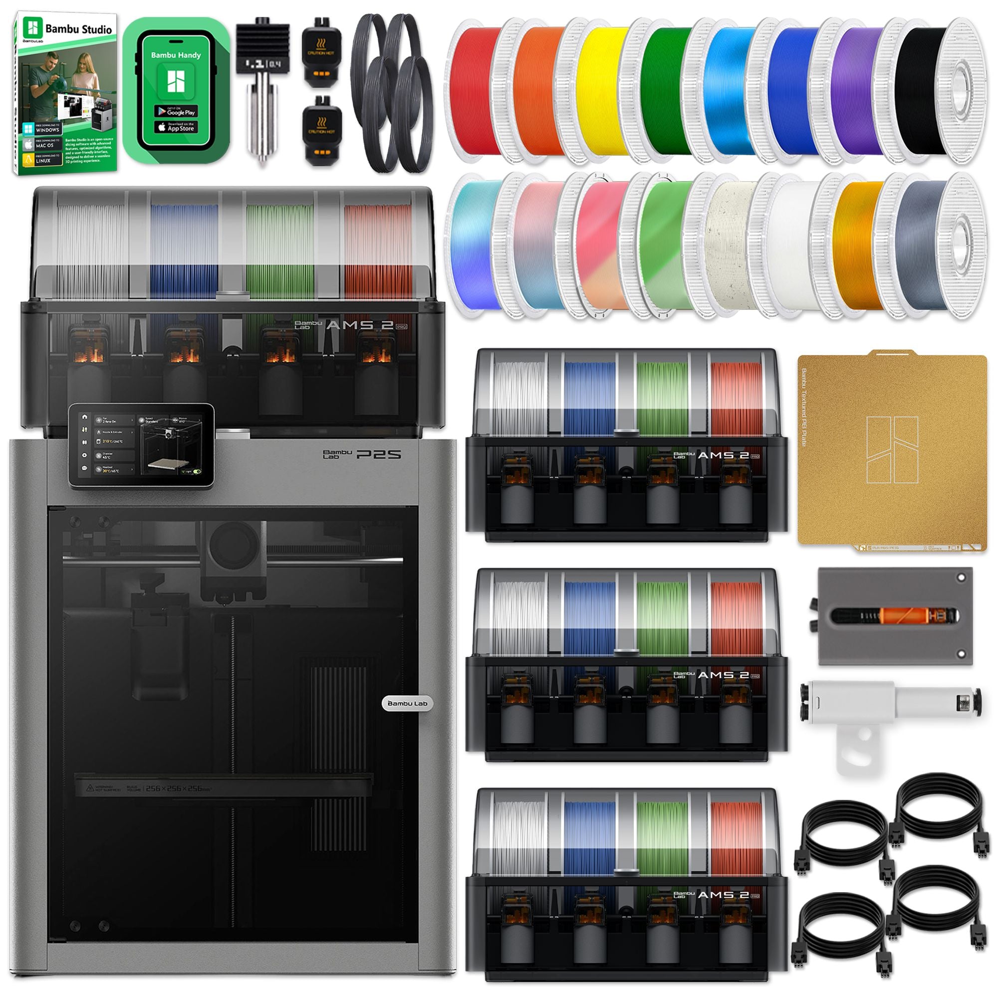 Bambu Lab P2S 3D Printer with 16 Color Printing | Swing Design