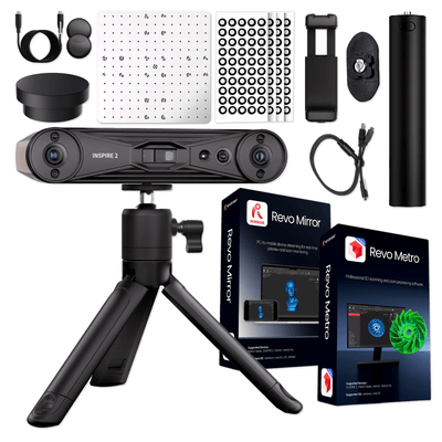 Bambu Lab P2S 3D Printer with Revopoint Inspire 3D Scanner & Filaments REVOPOINT INSPIRE 2 STANDARD Swing Design 4