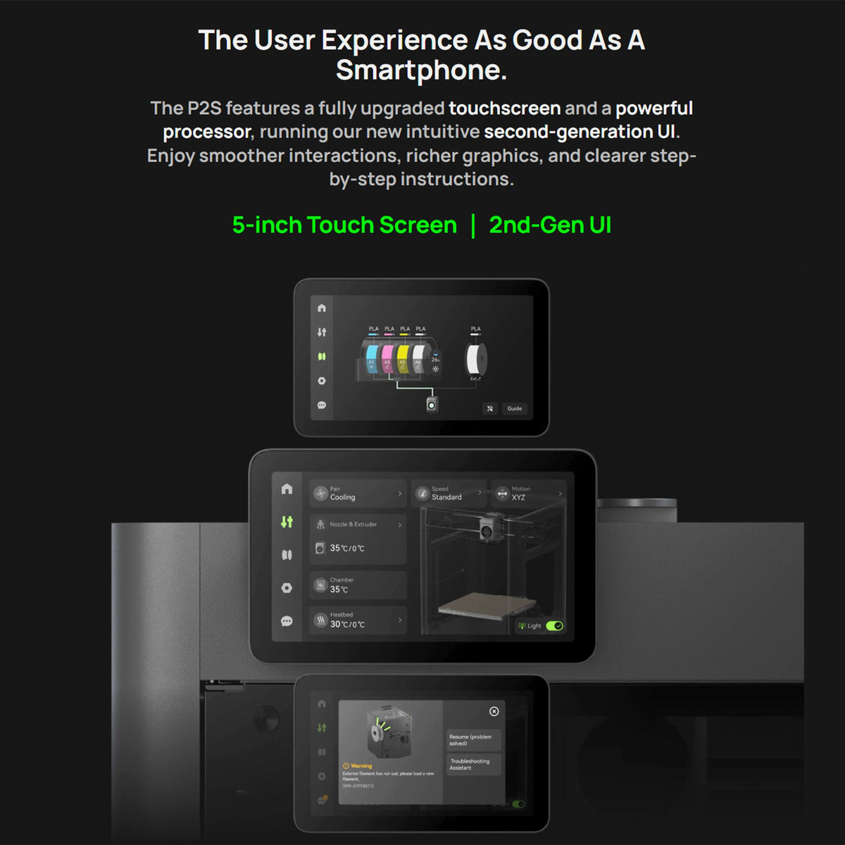 Bambu Lab P2S Professional 3D Printer Base Bundle 3D Printer Bundle Bambu Lab 