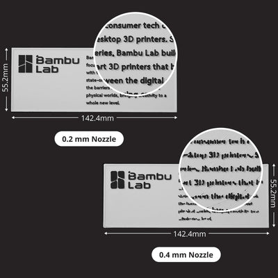 Bambu Lab Standard Flow 0.4mm Hardened Steel Nozzle Hotend for H2 & P2 Series 3D Printer Bambu Lab 
