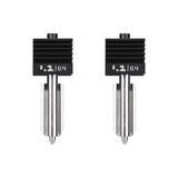 Bambu Lab Standard Flow 0.4mm Hardened Steel Nozzle Hotend for H2 & P2 Series 3D Printer Bambu Lab Set of 2 Nozzles 