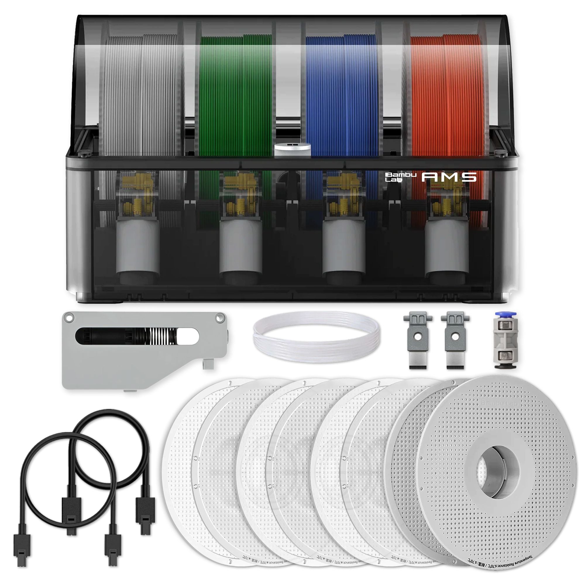 Bambu Lab X1C Carbon 3D Printer Base Bundle with 4 Spool AMS System 3D Printer Bundle Bambu Lab 