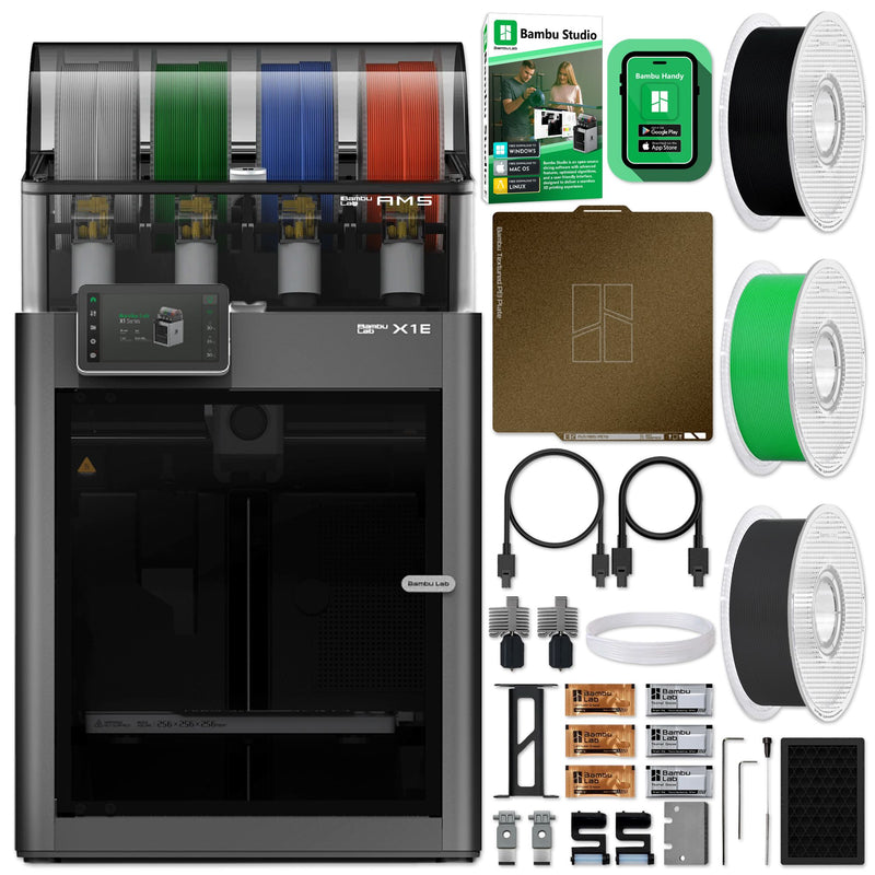 Bambu Lab X1E Professional 3D Printer & Accessories Bundle 3D Printer Bundle Bambu Lab 