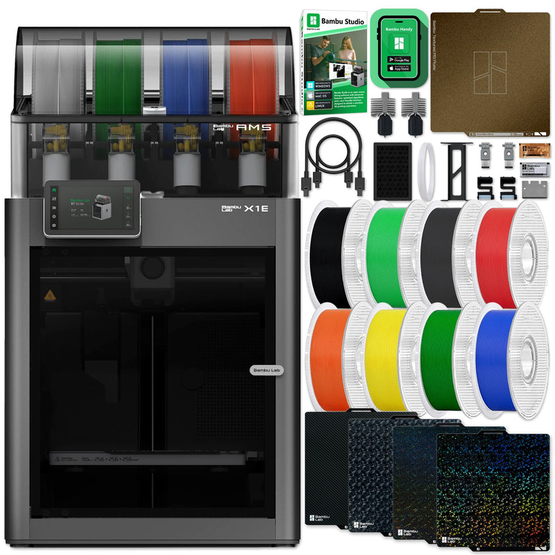 Bambu Lab X1E Professional 3D Printer & Accessories Bundle 3D Printer Bundle Bambu Lab 