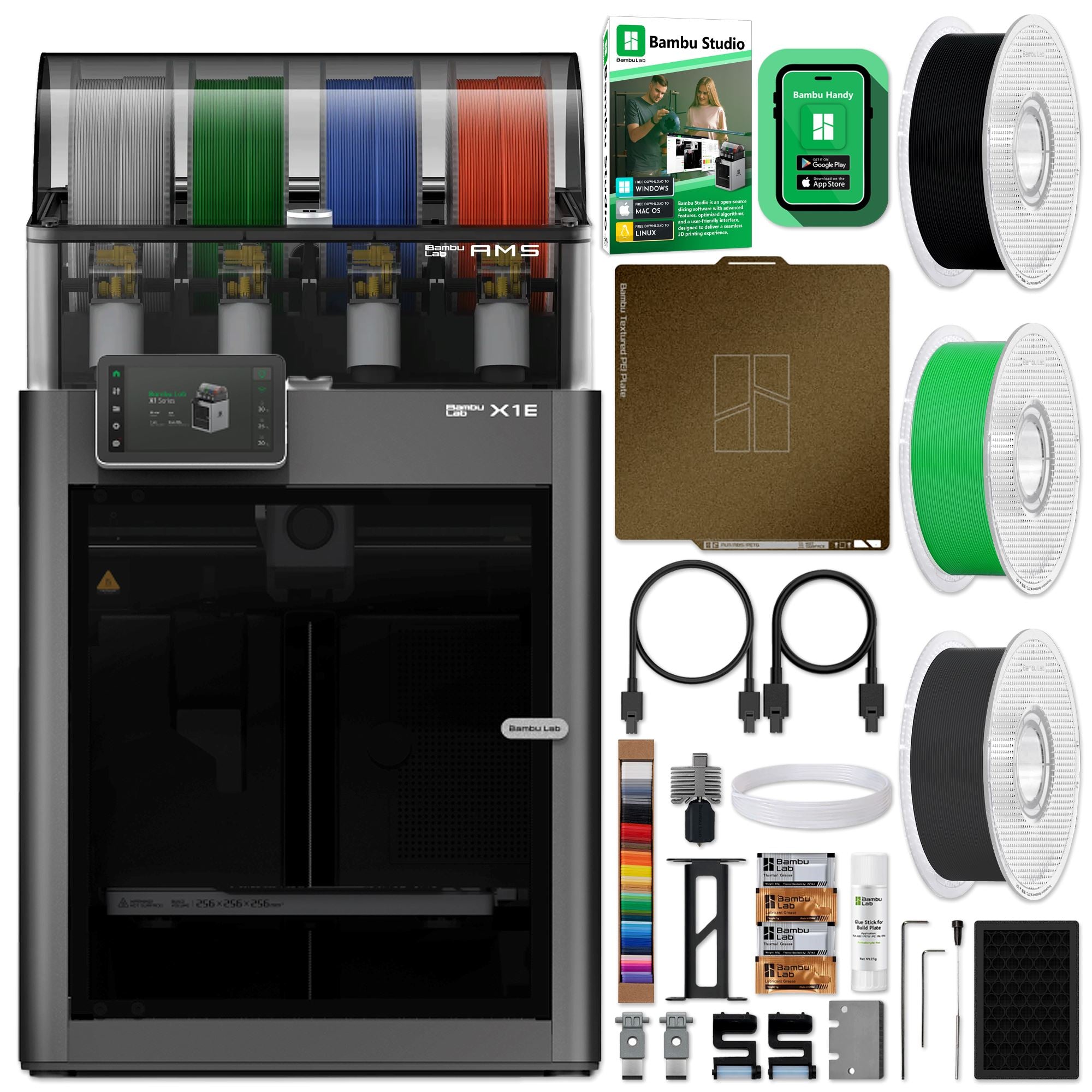 Bambu Lab X1E Professional 3D Printer & Filament Bundle 3D Printer Bundle Bambu Lab 
