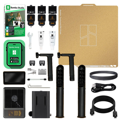 Bambu Lab X2D 3D Printer Bundle with Filament Rolls & AMS 2 PRO Bambu X2D 3D Printer Bundle Bambu Lab 