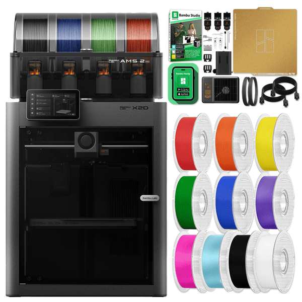 Bambu Lab X2D Dual Nozzle 3D Printer Bundles on Sale | Swing Design