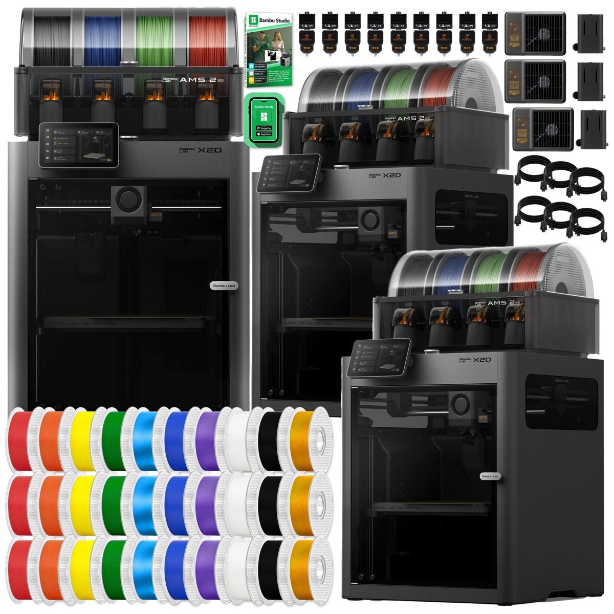 Bambu Lab X2D Multiple 3D Printer Bundles for Business | Swing Design
