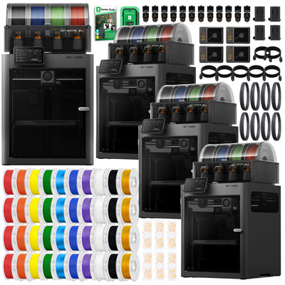 Bambu Lab X2D 3D Printer Enterprise Bundle - 4 Printers &amp; 40 Filament Rolls Bambu X2D 3D Printer Bundle Bambu Lab 
