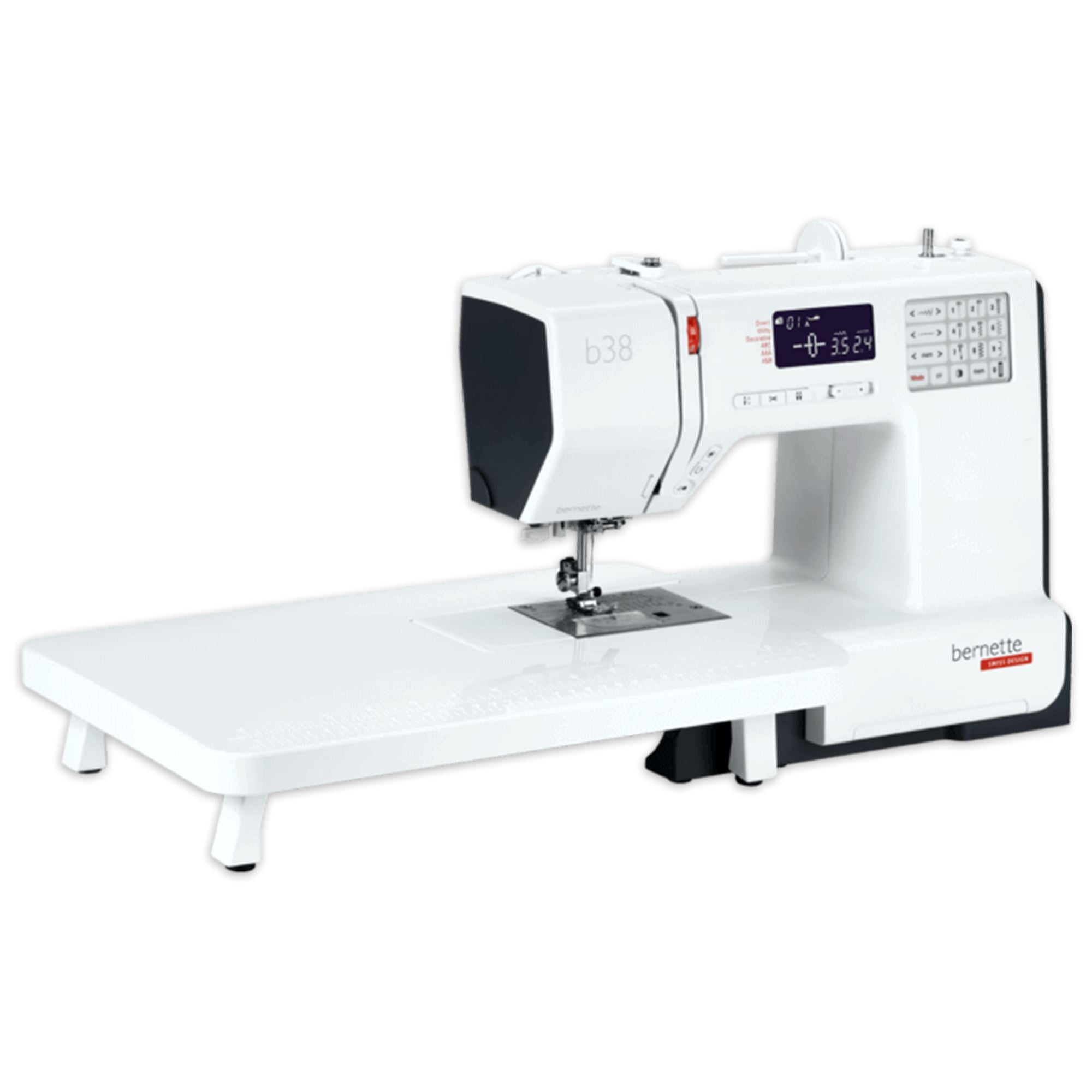 Bernette B38 Top End Sewing Machine Bundle with Deluxe 100pc Thread Kit Brother Sewing Bundle Bernette 