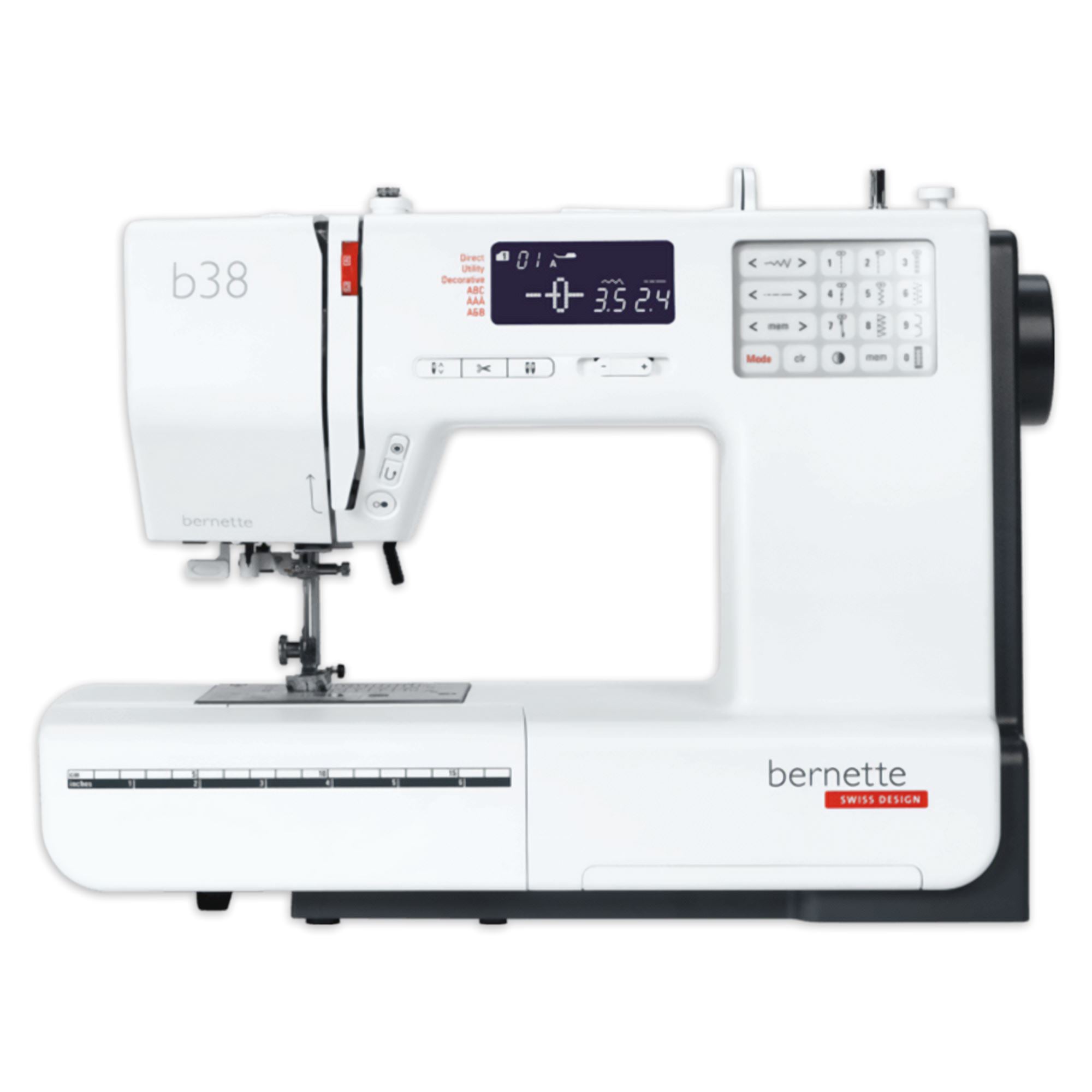 Bernette B38 Top End Sewing Machine Bundle with Deluxe 100pc Thread Kit Brother Sewing Bundle Bernette 