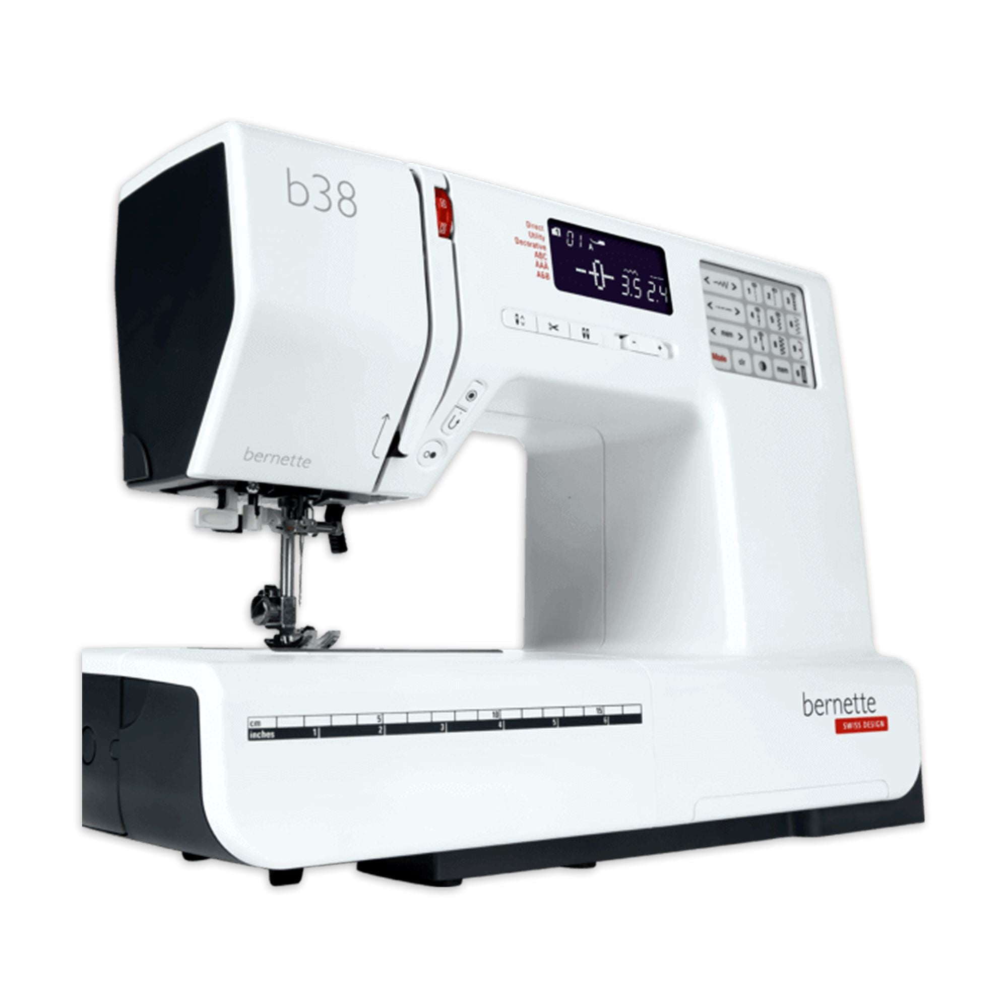 Bernette B38 Top End Sewing Machine Bundle with Deluxe 100pc Thread Kit Brother Sewing Bundle Bernette 