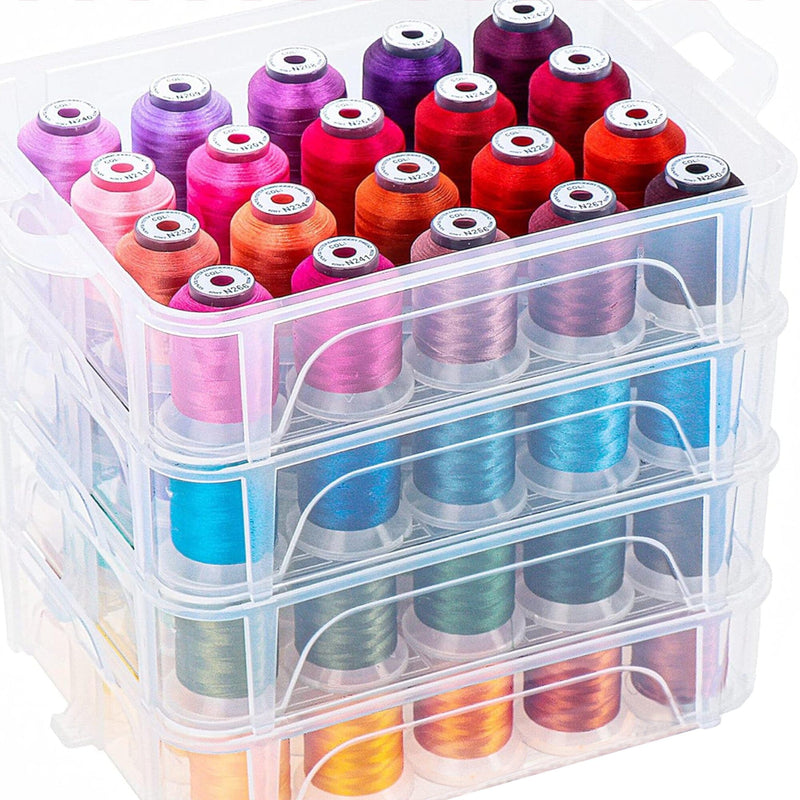 Bernette B64 Airlock Serger with Easy Air Threading & 80 Thread Spool Bundle Brother Sewing Bundle Bernette 