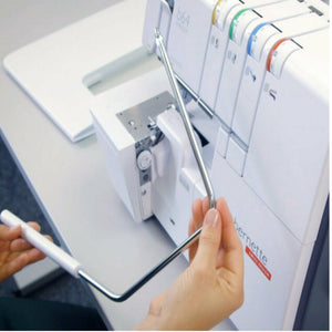 Bernette B64 Airlock Serger with Easy Air Threading & 80 Thread Spool Bundle Brother Sewing Bundle Bernette 