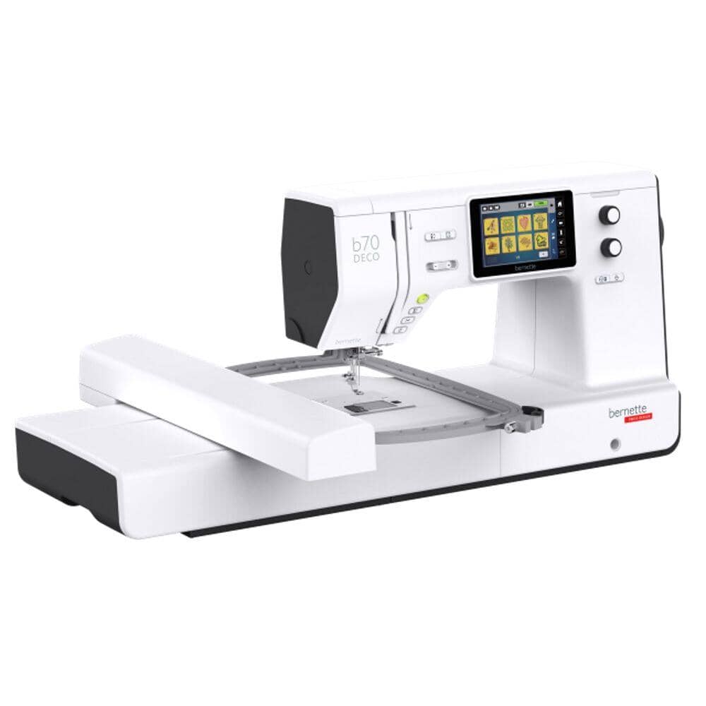 Bernette B70 10" x 6" Embroidery Machine Deluxe Bundle by The Fashion Class Brother Sewing Bundle Bernette 