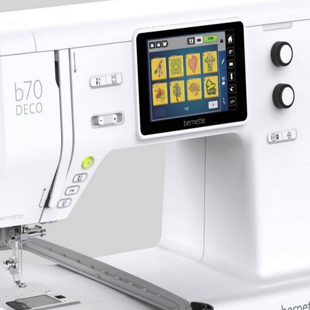 Bernette B70 10" x 6" Embroidery Machine Deluxe Bundle by The Fashion Class Brother Sewing Bundle Bernette 