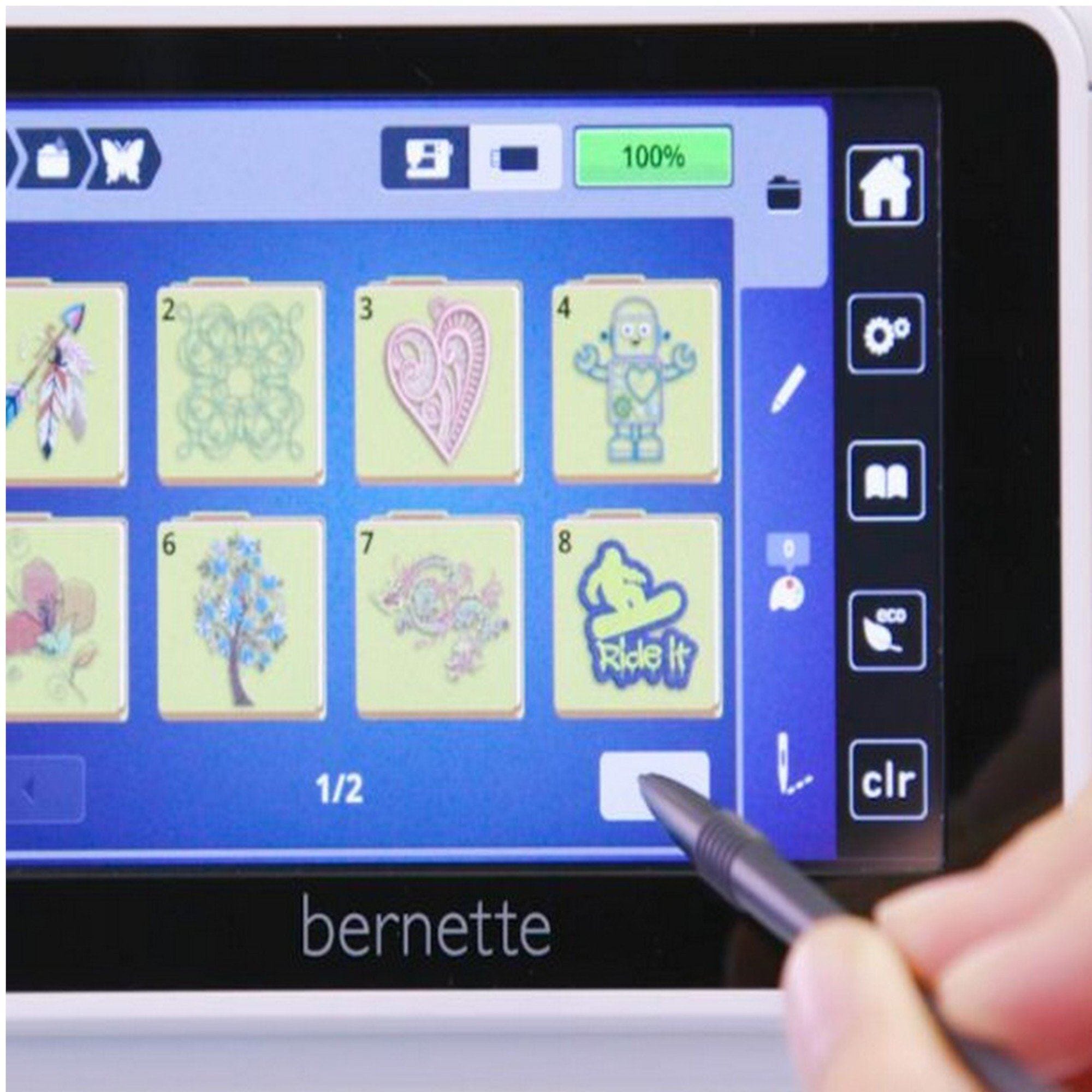 Bernette B70 10" x 6" Embroidery Machine Deluxe Bundle by The Fashion Class Brother Sewing Bundle Bernette 