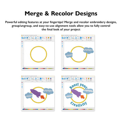 Bernette Customize Embroidery Software by DIME Software Bernette 
