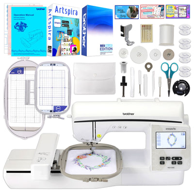 Brother NQ1700E Embroidery Machine with ScanNCut Vinyl Cutter Brother NQ1700E Embroidery Machines Brother 
