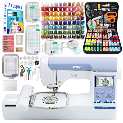 Brother PE900 5" x 7" Embroidery Machine All-in-One Bundle - Swing Design1