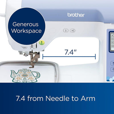 Brother PE900 5" x 7" Embroidery Machine w/ Embroidery Kit & Digitizing Bundle Brother Sewing Bundle Brother 