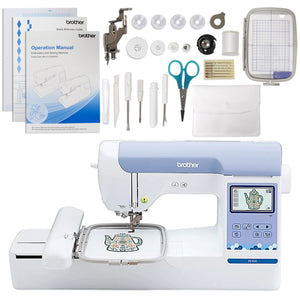 Brother PE900 5" x 7" Embroidery Machine with 5" x 7" Hoop & Accessories Brother Sewing Bundle Brother 