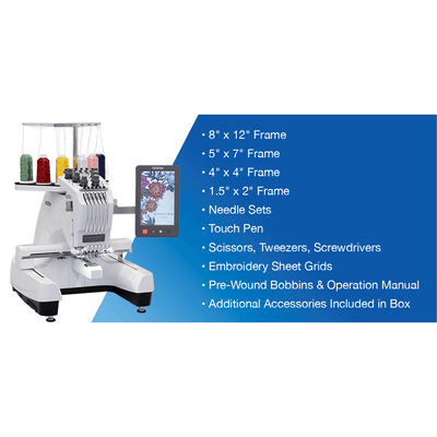 Brother PR680W 6-Needle Embroidery Machine with 40+ Accessories Swing Design 19