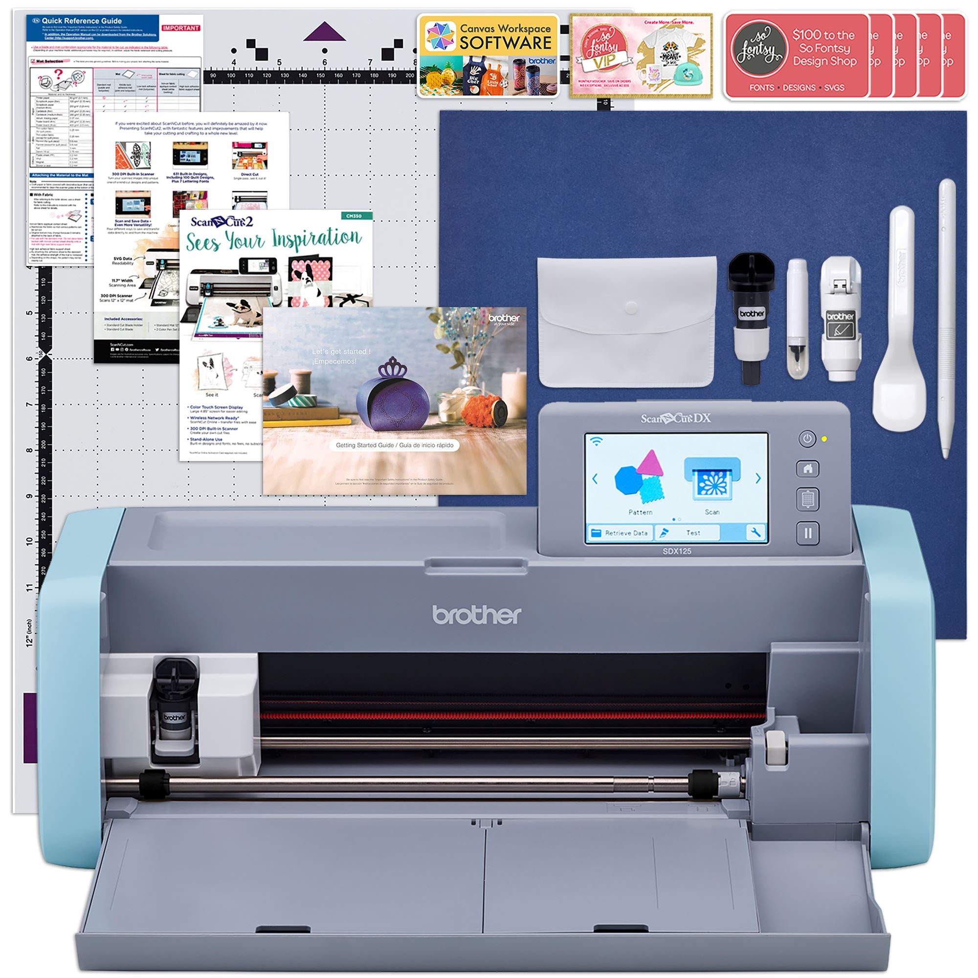 Brother ScanNCut SDX125e Wireless Cutting Machine Brother ScanNCut SDX125e Wireless Cutting Machine