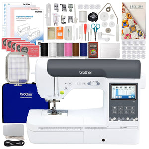 Brother SE2000 5" x 7" Embroidery & Sewing Machine w/ $1499 Thread Bundle Brother Sewing Bundle Brother 