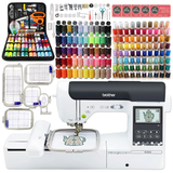 Brother SE2000 Combo Embroidery & Sewing Machine All-in-One Bundle Swing Design 1