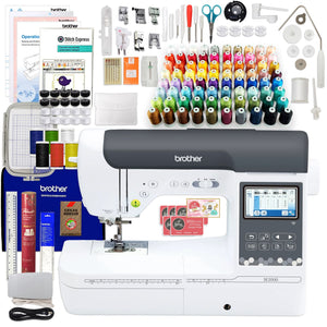 Brother SE2000 Embroidery & Sewing Machine w/ $1,470 Thread & Digitizing Bundle Brother Sewing Bundle Brother 
