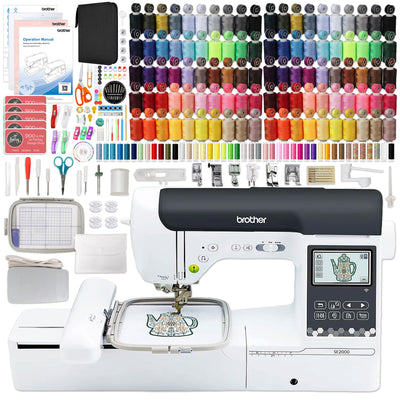 Brother SE2000 Embroidery &amp; Sewing Machine w/ Deluxe Sewing Bundle Brother SE2000 Embroidery Machines Brother 