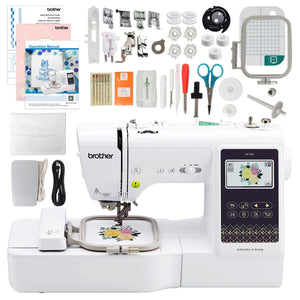 Brother SE700 Embroidery & Sewing Machine w/ 4" x 4" Hoop & Accessories Brother Sewing Bundle Brother 