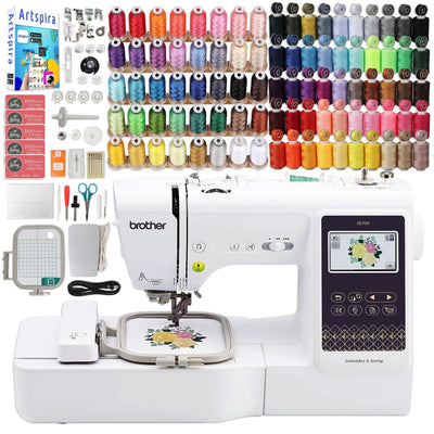 Brother SE700 Embroidery &amp; Sewing Machine with 90 Spools, Artspira Software &amp; Accessories - Swing Design