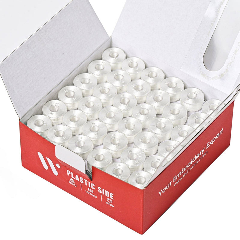 Brother & Singer Type A Prewound White Embroidery Bobbins - 144pc Sewing Accessories Brother 