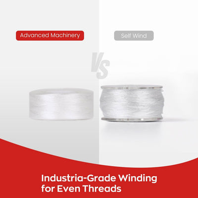 Brother & Singer Type A Prewound White Embroidery Bobbins - 144pc Sewing Accessories Brother 