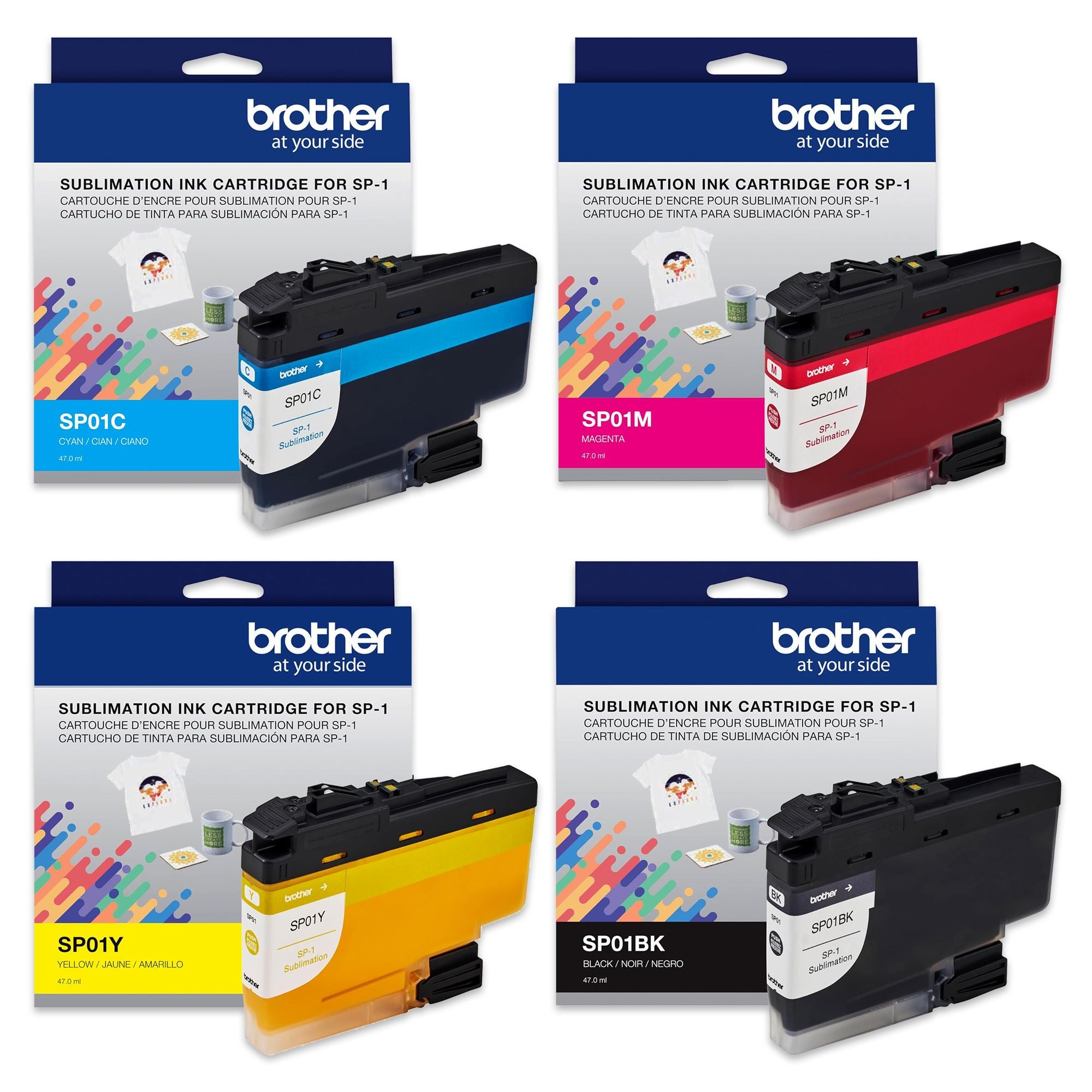 Brother SP-1 Sublimation Printer - 8.5in x 11in Sublimation Bundle Brother 